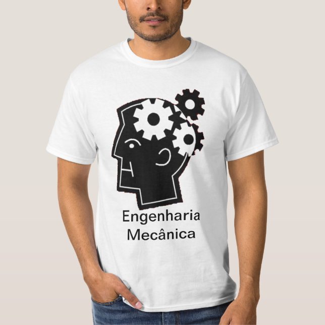 Engenharia Mecanica Tee Shirt (Framsida)