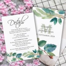Engeny Eucalyptus Watercolor Details Monogram