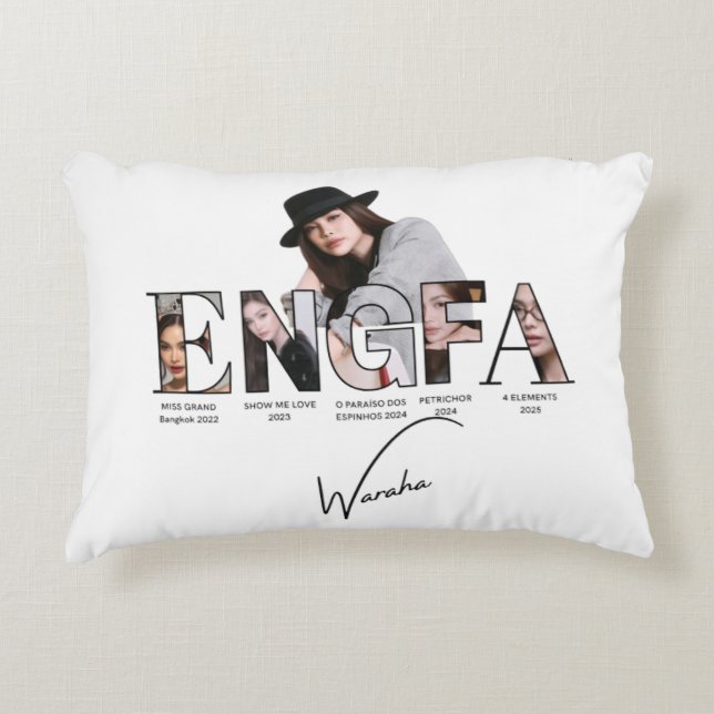 Engfa Waraha - Englot Prydnadskudde (Framsidan)