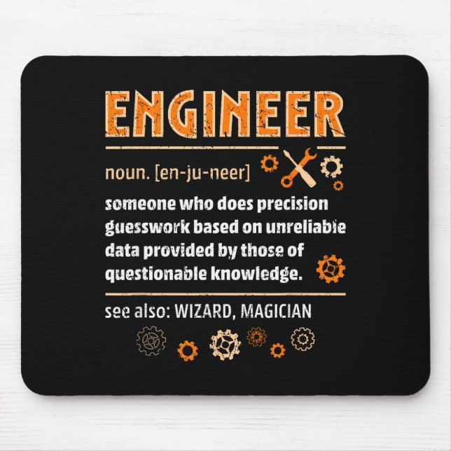 Engineer Definition Funny Engineering Nerdy Scienc Musmatta (Framsidan)