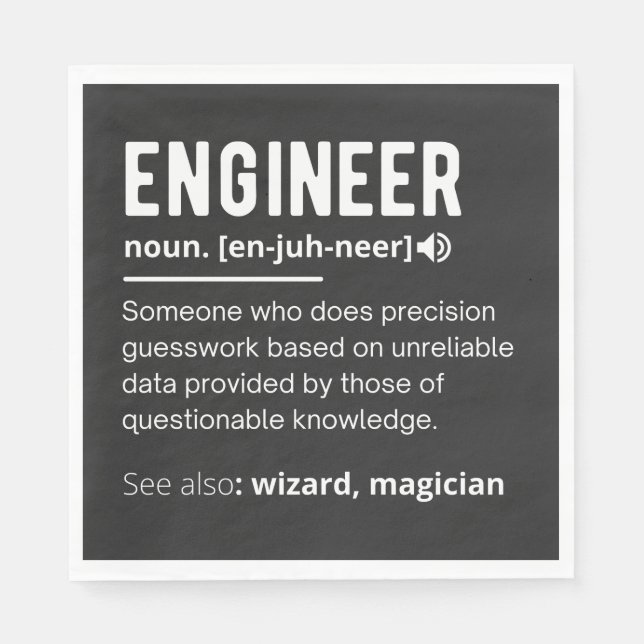 ENGINEER DEFINITION PAPPERSSERVETT (Framsidan)