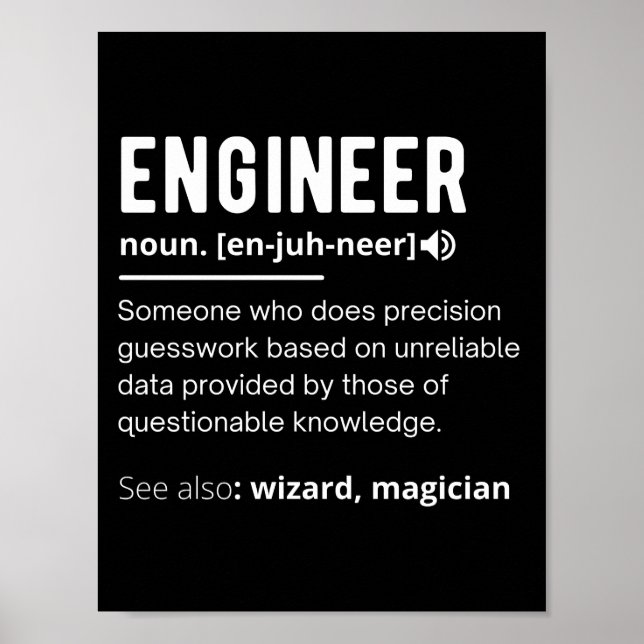 ENGINEER DEFINITION POSTER (Framsidan)