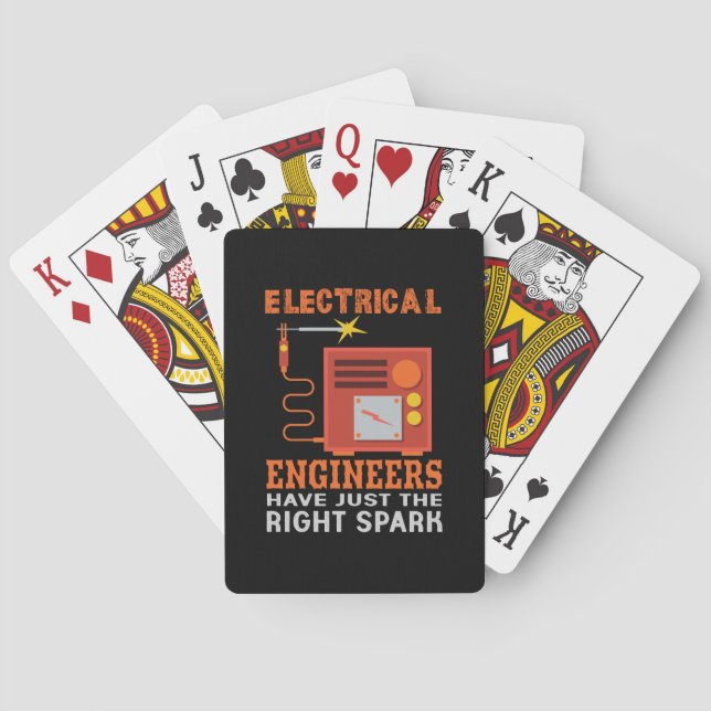 Engineer Electrical Engineers Have Just The Right Casinokort (Baksidan)