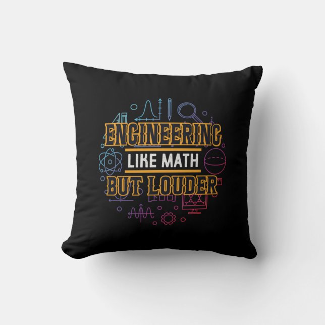Engineer Engineering Like Math Kudde (Framsida)