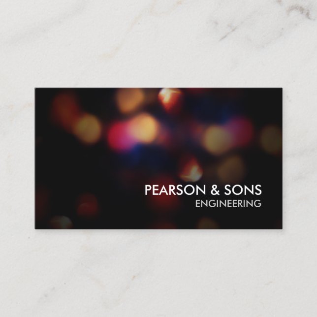 Engineer Engineering Technical Visitkort (Framsida)