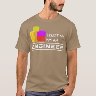 Engineer Kids Children Toy Big Building Blocks Bui T Shirt