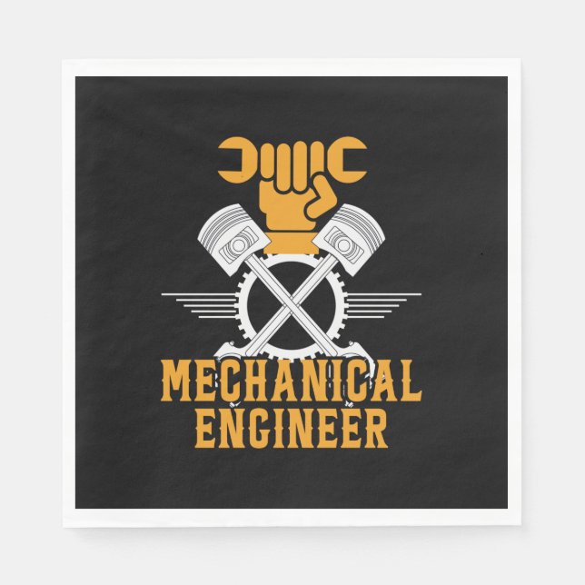 Engineer Mechanical Engineer Pappersservett (Framsidan)