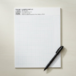 Engineering Graph Pad Paper with Corporate Logo Anteckningsblock