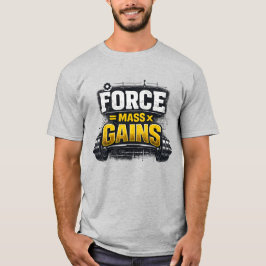 Engineering Greatness: Kraft Mass Ökning Gym T Shirt