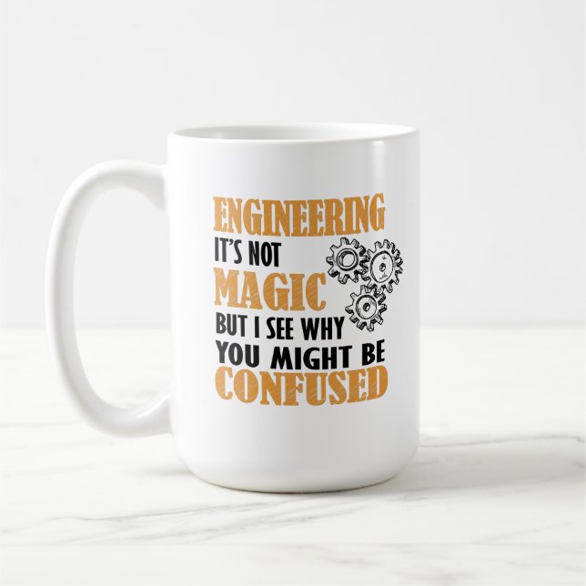 Engineering - I See Why You Might Be Confused Kaffemugg (Vänster)