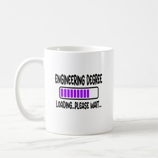 Engineering Major Student Future Engineer Gift Kaffemugg (Vänster)
