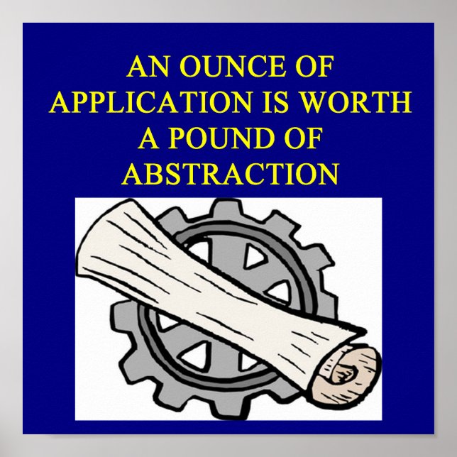 ENGINEERING-ordspråk Poster (Framsidan)