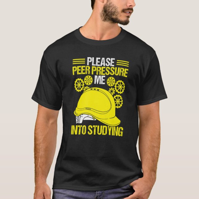 Engineering School Graduation Humor Funny Engineer T Shirt (Framsida)