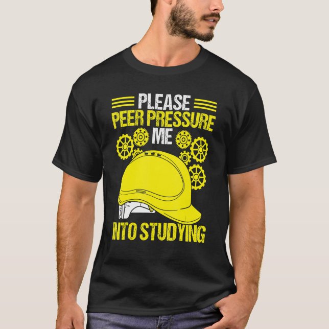 Engineering School Graduation Humor Funny Engineer T Shirt (Framsida)