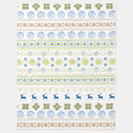 Engineers Without Borders USA Cozy Holiday Blanket Fleecefilt