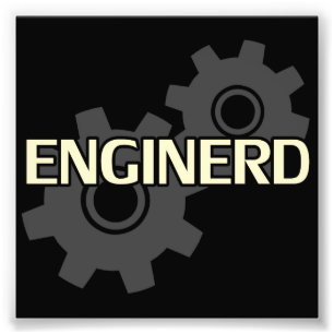 Enginerd ingenjörNerd Fototryck