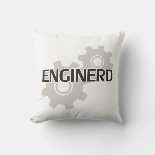 Enginerd ingenjörNerd Kudde (Framsida)