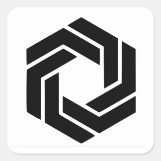 EnGioNeer Sticker Fyrkantigt Klistermärke