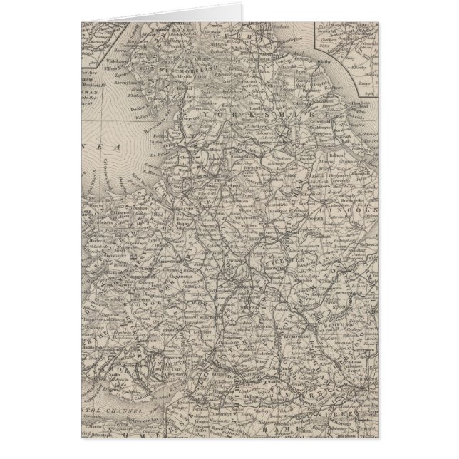 England 10 hälsningskort (Framsidan)