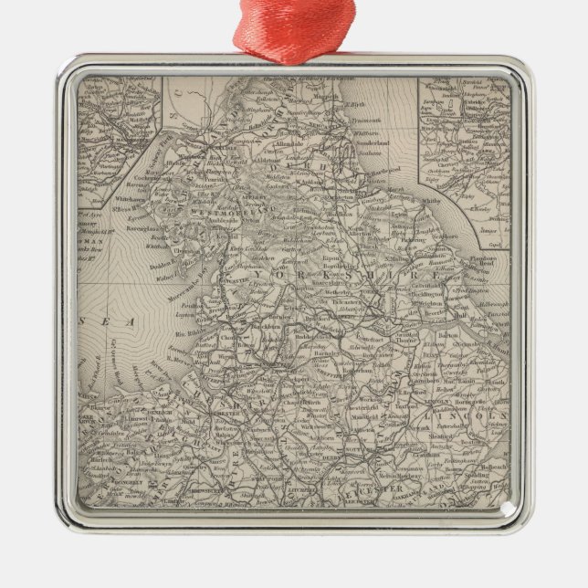 England 10 julgransprydnad metall (Framsidan)