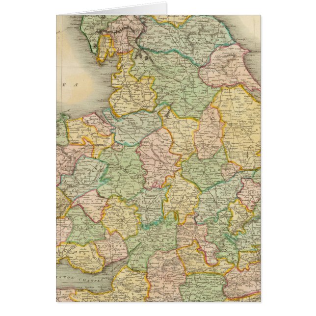 England 2 hälsningskort (Framsidan)