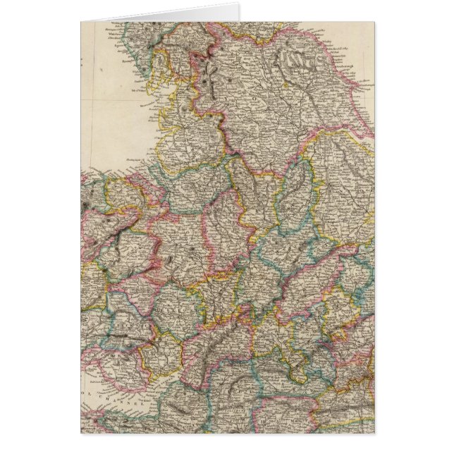 England 3 hälsningskort (Framsidan)