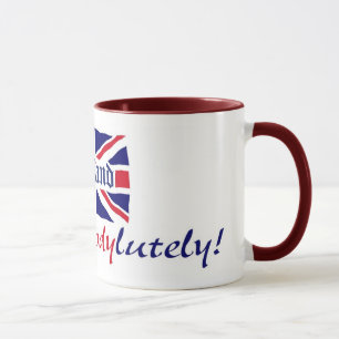 England Absobloodylutely Mugg