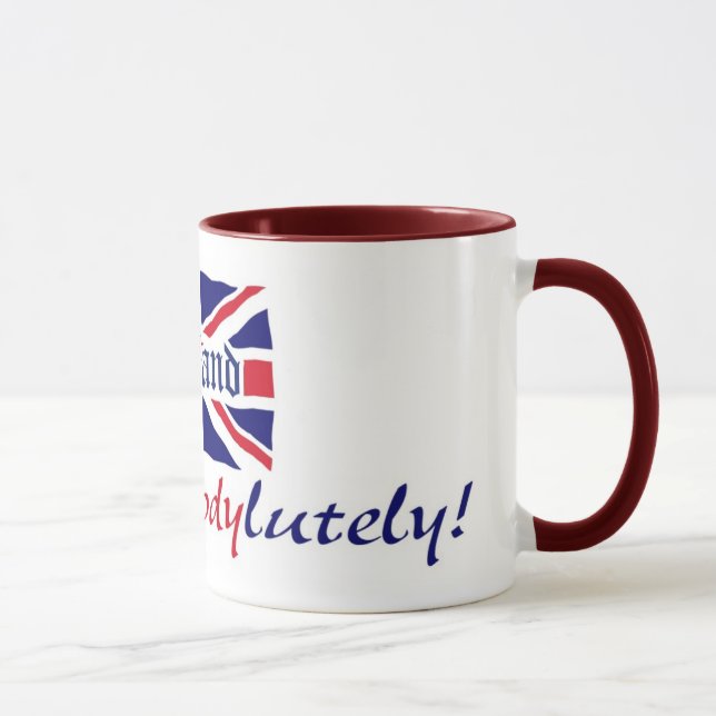 England Absobloodylutely Mugg (Höger)