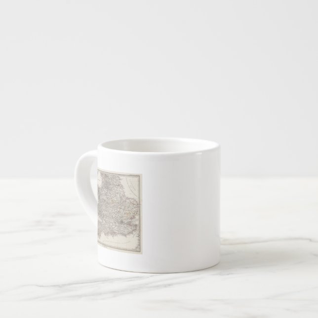 England Atlas Karta Espressomugg (Framsida vänster)