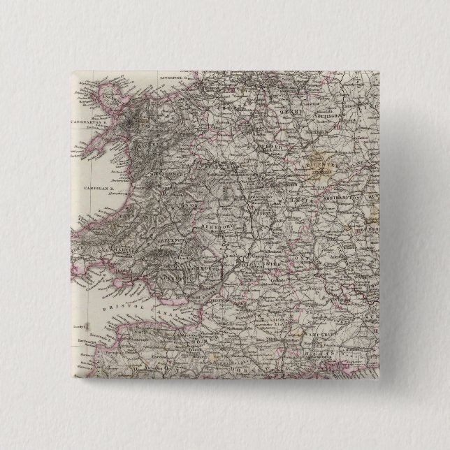England Atlas Karta Knapp (Framsida)