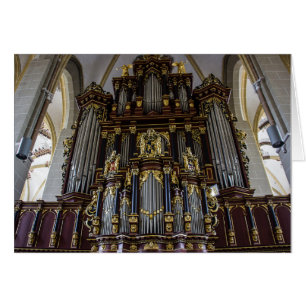 England Bath Abbey piporgel Hälsningskort
