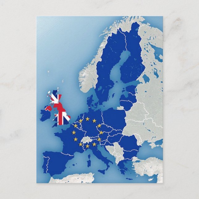 ENGLAND BREXIT VYKORT (Framsida)