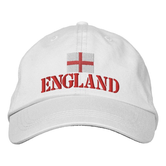 England Broderad Keps (Framsida)