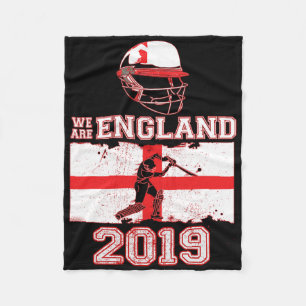 England Cricket Team Supportrar Vi är England Gif Fleecefilt