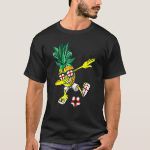 England Dabbing Pineapple England Soccer English P T Shirt