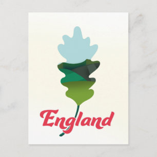 England Ekblad Resor affisch Vykort