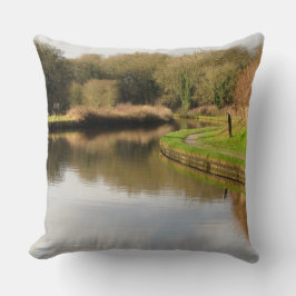 England Engelska Kanal Damm Sjö Vatten Kast Kudd Kudde