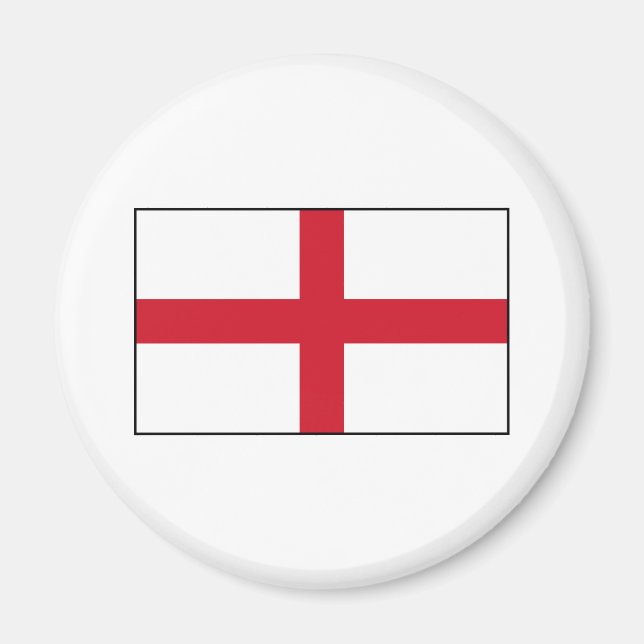England - Engelska National Flagga Magnet (Framsidan)