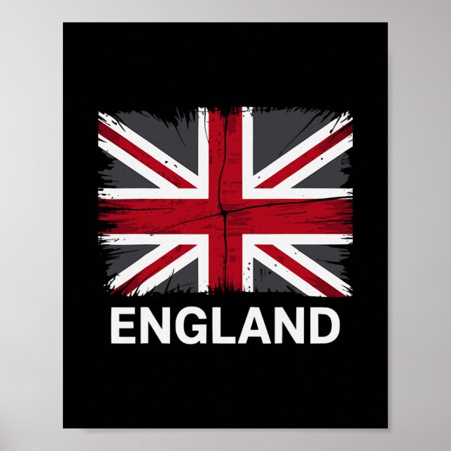 England engelska Storbritannien Uk Historia Semest Poster (Framsidan)