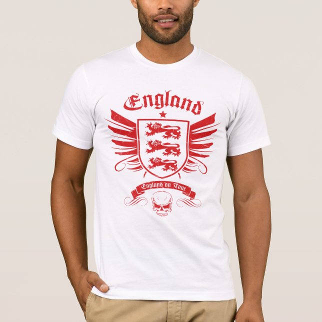 ENGLAND - England turnerar på T-shirt (Framsida)