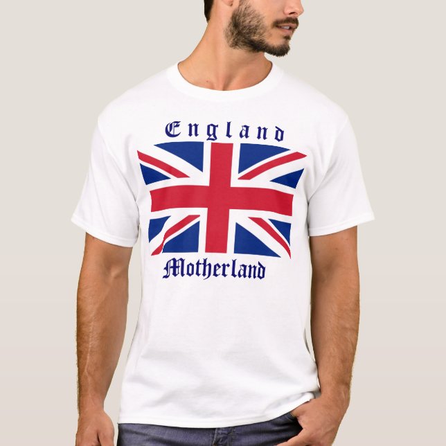 England fädernesland t-shirt (Framsida)