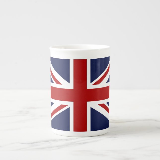 England flagga 3 benporslin mugg (Framsidan)