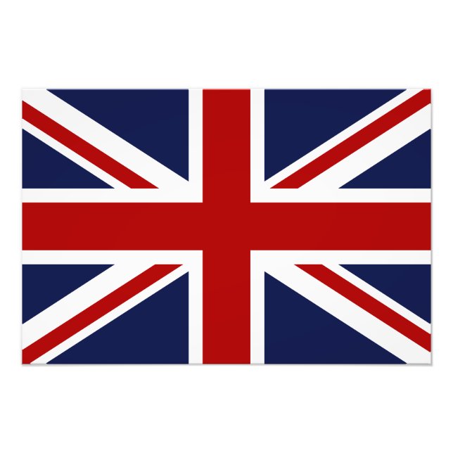 England Flagga 3 Fototryck (Framsidan)