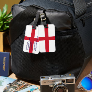 England flagga bagagebricka