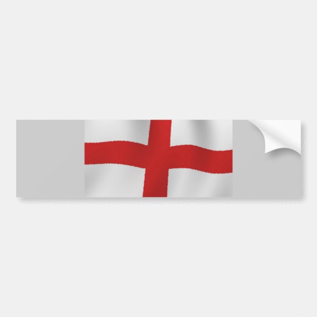 England Flagga Bildekal (Framsidan)