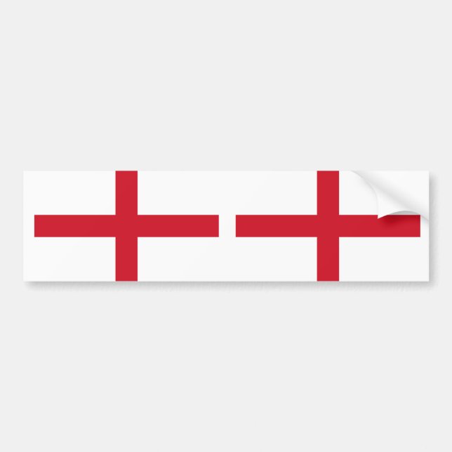 England Flagga Bildekal (Framsidan)