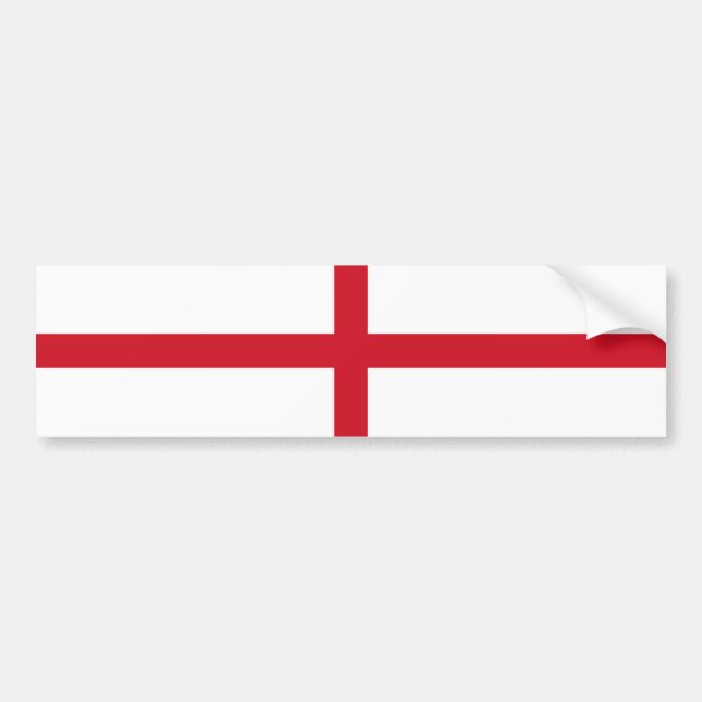 England Flagga Bildekal (Framsidan)