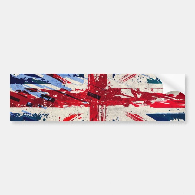 England flagga Bumper Sticker Bildekal (Framsidan)