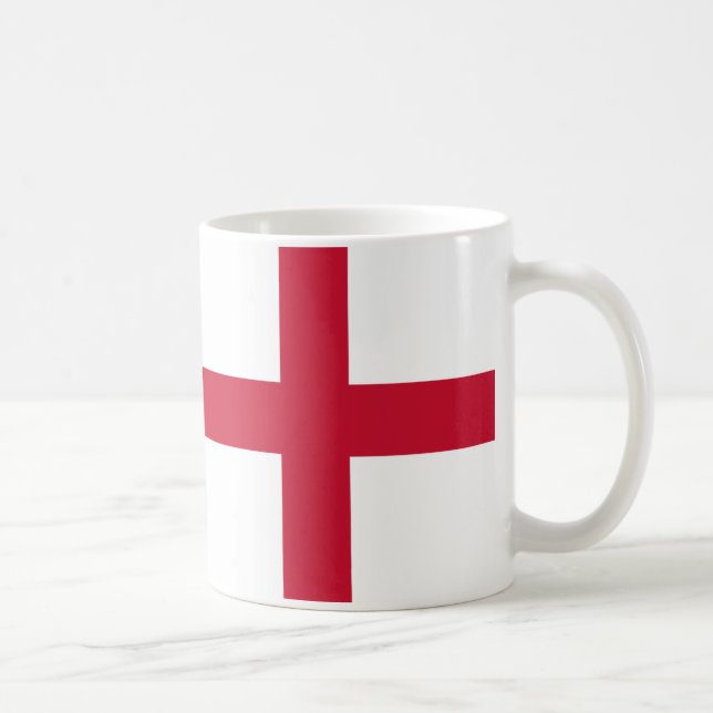 England Flagga Ceramic Mugg (Höger)