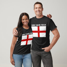 England Flagga Football Soccer Förenade kungariket T Shirt